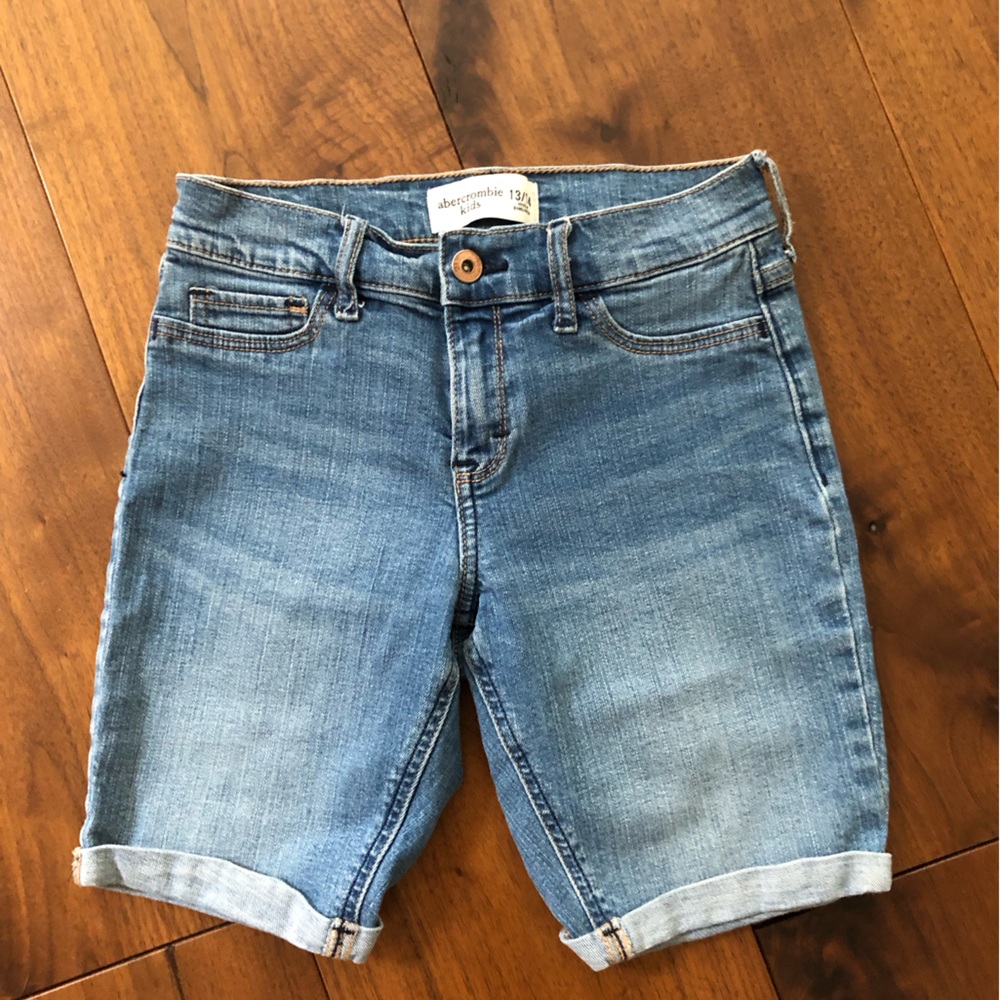 Abercrombie kids long jean shirt size 13/14